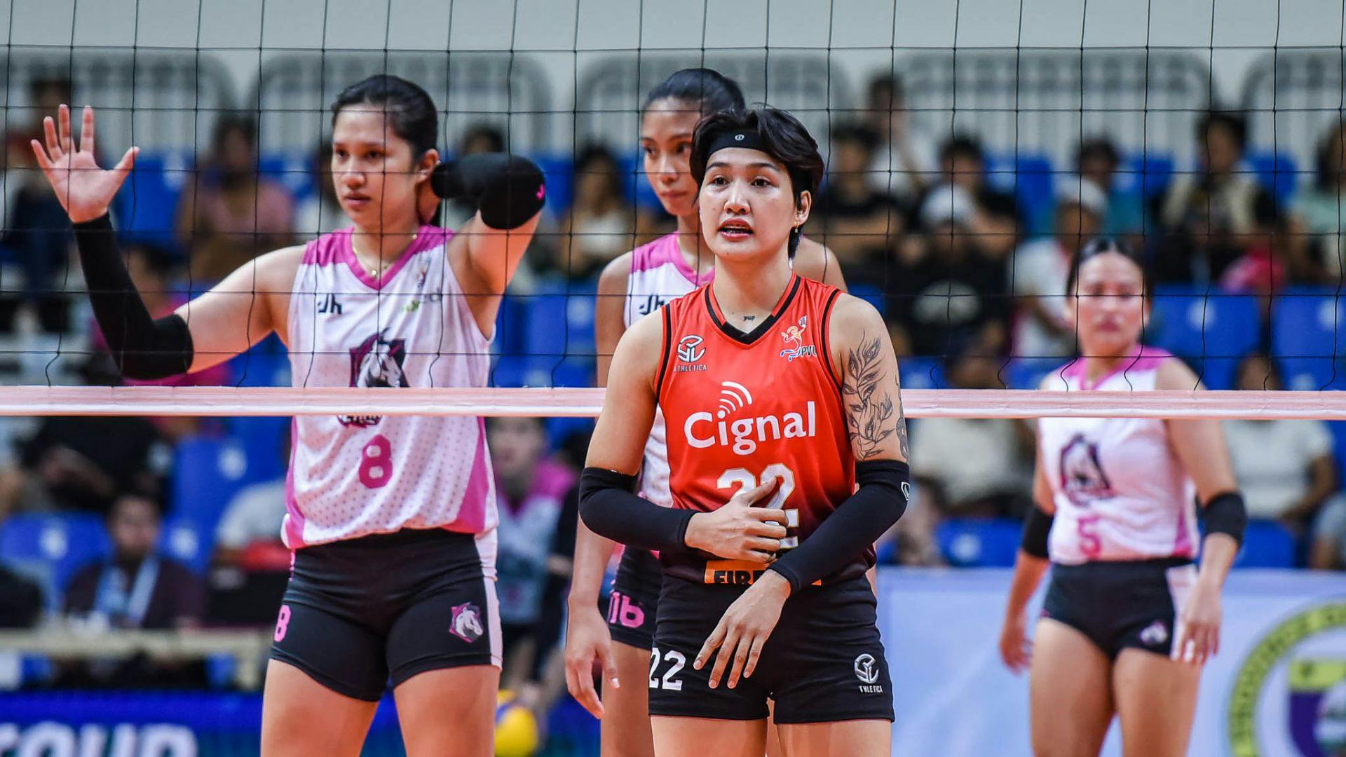 Gel Cayuna, Cignal target second straight win vs Capital1 in PVL on Tour